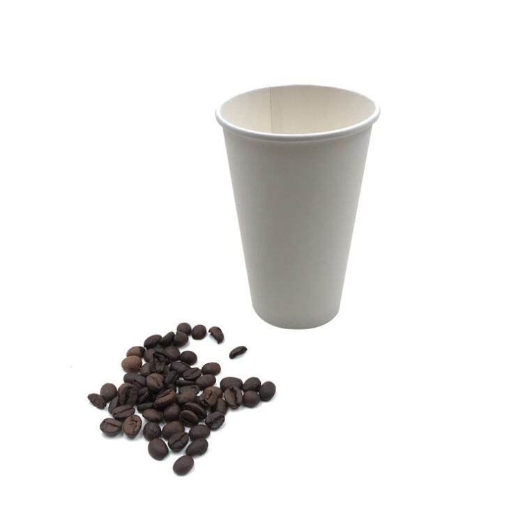 ถ้วยกาแฟผนังเดี่ยวแบบใช้แล้วทิ้งย่อยสลายได้ 100%